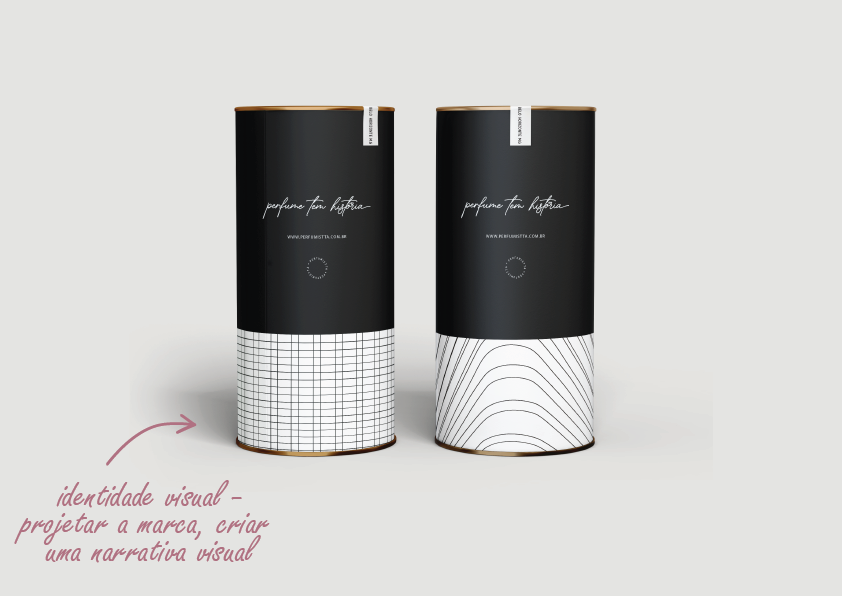 Identidade visual aplicada em embalagem